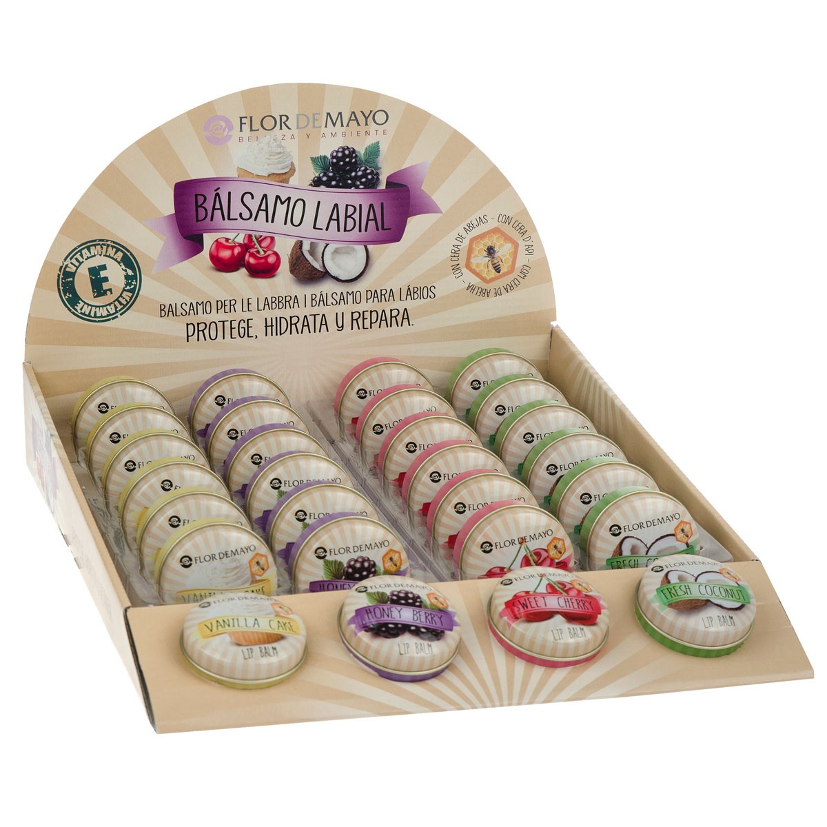 Display 24 Lip Balm  FM 15g...